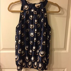 Summer sleeveless blouse